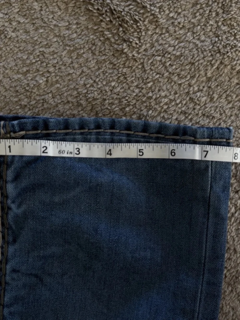 Vtg True Religion Ricky Straight Flap Super QT ThickStitch Mens Jeans 29x27 Hemd